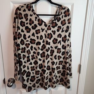 Chic Soul Animal Print Top